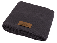 MATEX Kocyk THAI bambusowy,dziany 80x100 TB0364_04* c. szary