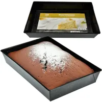 BLACHA FAKTUROWANA KLASYCZNA FORMA DO PIECZENIA CIAST BISZKOPTU 36X24CM