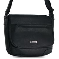 torba męska z ekoskóry bellugio - czarna