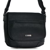 torba męska z ekoskóry bellugio - czarna