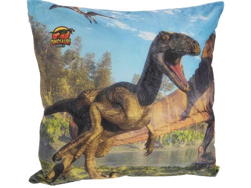 Poduszka z wypełnieniem/suwak - Prehistoric  World of Dinosaurs (CARMANI) na Arena.pl