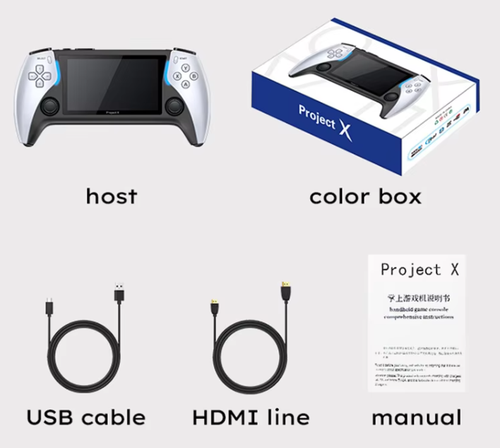 Konsola przenośne X80 7" LCD 128GB 20000 + Retro Gra elektroniczna AV Emulator gier na Arena.pl
