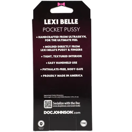 doc johnson lexi belle ultraskyn - model intymny z realistyczną teksturą na Arena.pl