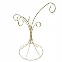 STOJAK|WIESZAK mocny DEKORACJA choinka OZDOBA handmade 35CM ZŁOTY MAT