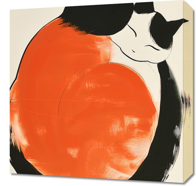 Obraz 50x50cm Yin i Yang Kotów zdjęcie 1
