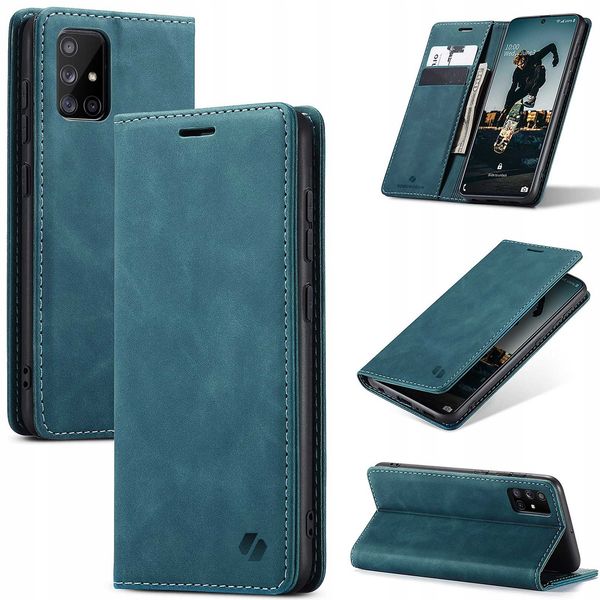 Spacecase Wallet Galaxy A71 Blue zdjęcie 7