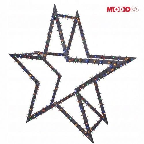 Gwiazda świąteczna 3D ulepszona z koziołków ModoStar 189cm drewno IMPREGNAT na Arena.pl