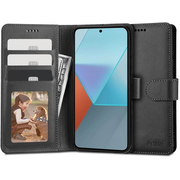 TECH-PROTECT WALLET XIAOMI REDMI NOTE 13 4G / LTE BLACK zdjęcie 1