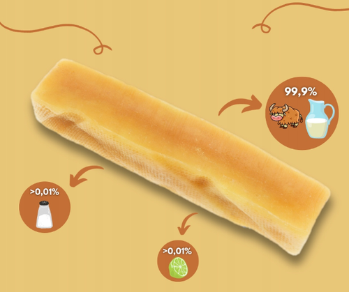 BIOTOP Churpi Ser Himalajski naturalny przysmak gryzak dla psa 17-20cm XXL na Arena.pl