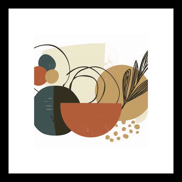 Plakat 20x20cm Kolaż Roślin zdjęcie 3