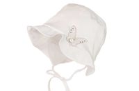 Jamiks MALWINA kapelusz lato dla dziewczynki biały 44-46