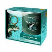 Zestaw na prezent dla wędkarza kubek i brelok