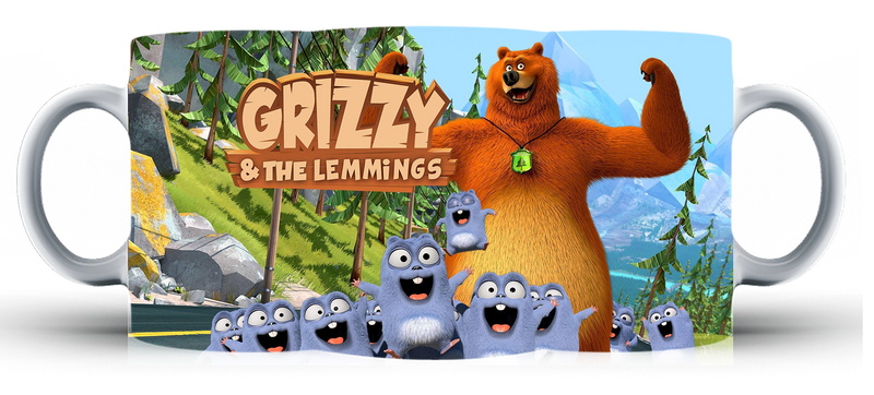 Kubek ceramiczny Grizzy i Lemingi zdjęcie 2