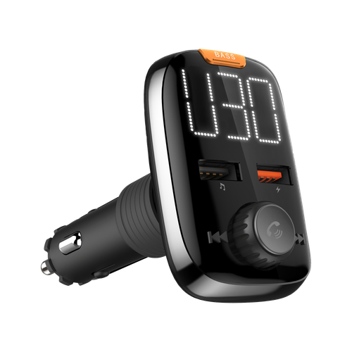 Transmiter FM Bluetooth 5.0 2xUSB AUX ładowarka QC na Arena.pl