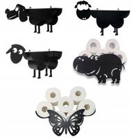 HIT ! Stojak na Papier Toaletowy Ozdoba Owca Pies Motyl Hipopotam