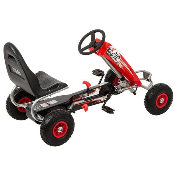 GOKART AUTO NA PEDAŁY ENERO 14 CZERWONY zdjęcie 5