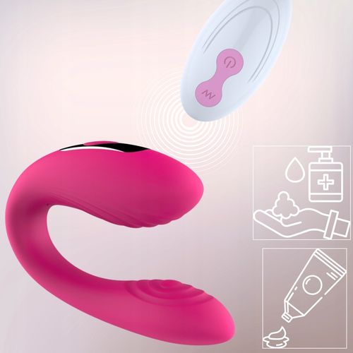 WIBRATOR DLA PAR masażer punktu G łechtaczki i penisa prezent NA WALENTYNKI na Arena.pl