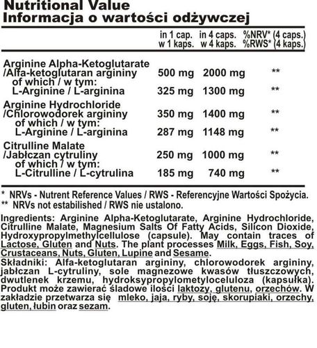 GenLab - Argicitrin Max - 120 weg. kaps. na Arena.pl