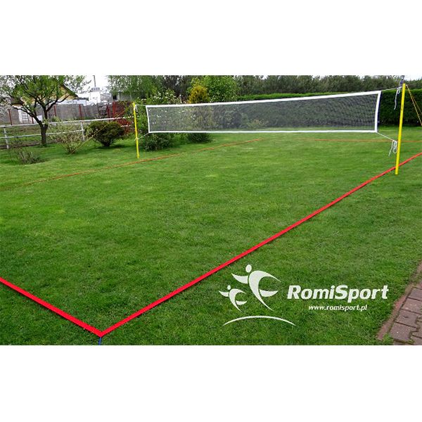 Linie boiska do badmintona REGULOWANE żółte zdjęcie 5