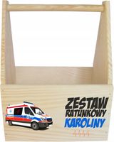 SKRZYNKA nosidło NA PIWO PREZENT dla medyka nadruk