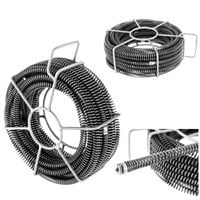 spirala przepychacz sprężyna do rur hydrauliczna 6 x 2.45 m śr. 16 mm