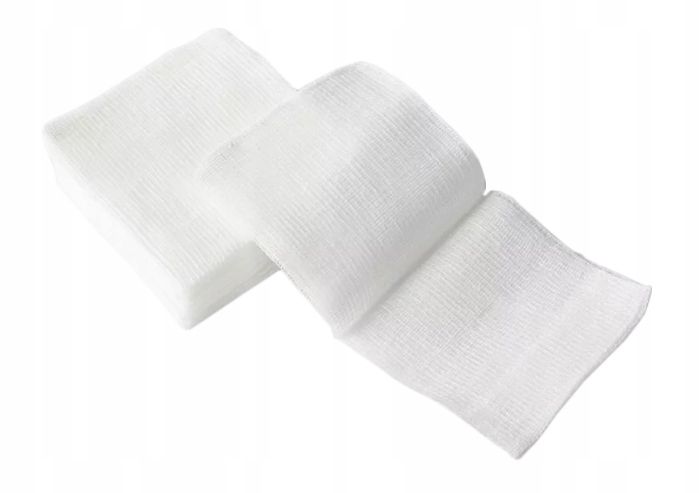 Kompres gazowy jałowy 10x10cm KOMPRI lux S pakowane po 20 BOX zdjęcie 2