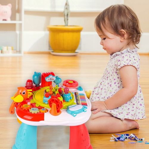 STOLIK EDUKACYJNY INTERAKTYWNY PIANINKO CIUCHCIA PIANINKO BĘBENEK PTASZEK na Arena.pl