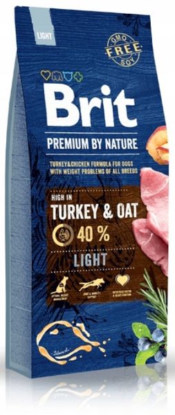 Brit Premium By Nature Turkey OAT Light 15kg zdjęcie 1