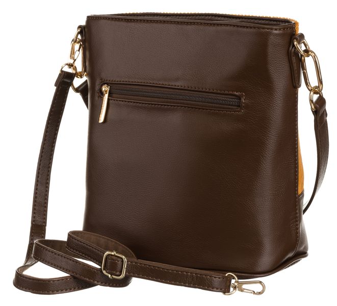 torebka damska 6877-2 mustard zdjęcie 3