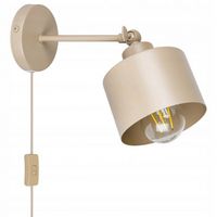 KINKIET LED ELZA 350 STOPNI 35W ELEKTRYCZNY STAL BEZOWY