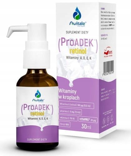 Witamina Pro ADEK retinol 30 ml Avitale zdjęcie 1
