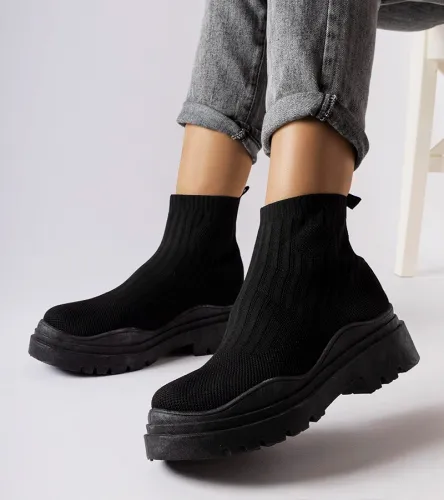 Czarne wysokie sneakersy Marks 41 na Arena.pl
