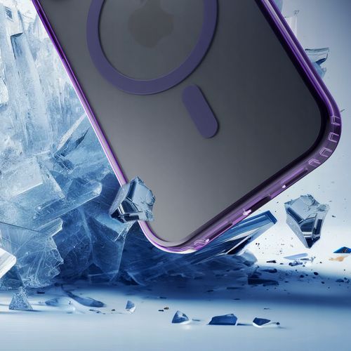 Etui z MagSafe na Apple iPhone 16 Pro Max - 3mk Frosty MagCase Purple na Arena.pl