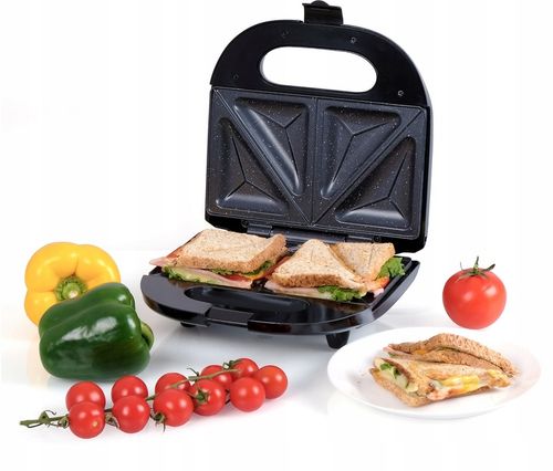 OPIEKACZ KANAPEK TOSTÓW SANDWICH ELDOM CERAMICZNY Z POWŁOKĄ GRANITOWĄ na Arena.pl