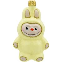 Bombka choinkowa: Labubu pastelowe: żółte