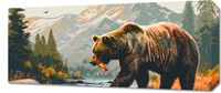 Obraz 70x30cm Władca Górskich Potoków