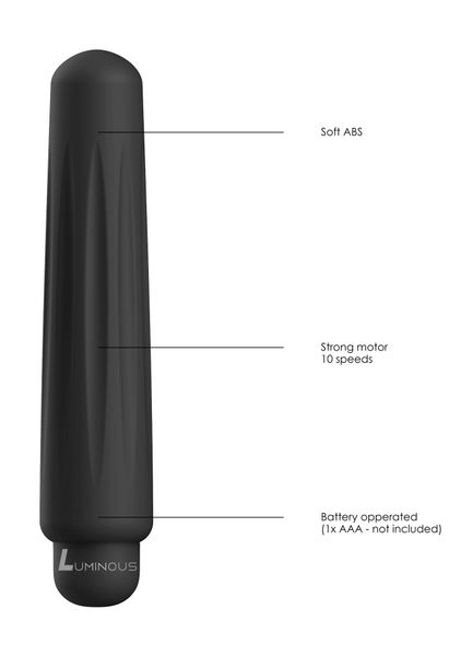 Delia - ABS Bullet With Sleeve - 10-Speeds - Black zdjęcie 6