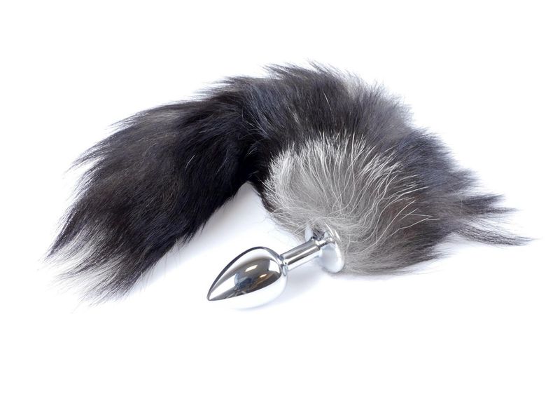 Plug-Fox Tail- Black Xxl zdjęcie 1