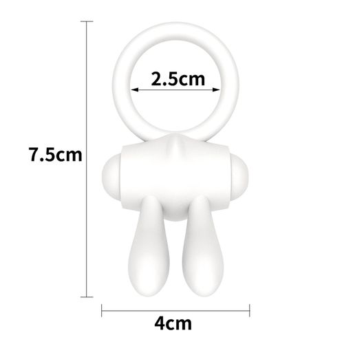power clit silicone cockring white na Arena.pl