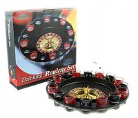 Imprezowa ruletka alkoholowa gra+ 16 kieliszków