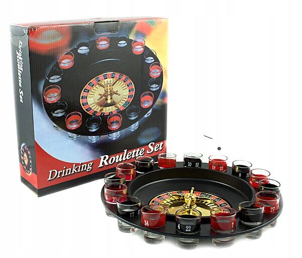 Imprezowa ruletka alkoholowa gra+ 16 kieliszków zdjęcie 1