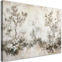 Obraz na płótnie,  Mgła wśród drzew 100x70