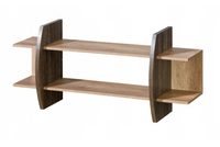 Nowoczesna Półka Wisząca 120 cm Dąb Canyon + Arusha ROMEK DL