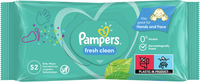 Pampers Fresh Clean Chusteczki Nawilżane dla Niemowląt 52 sztuki