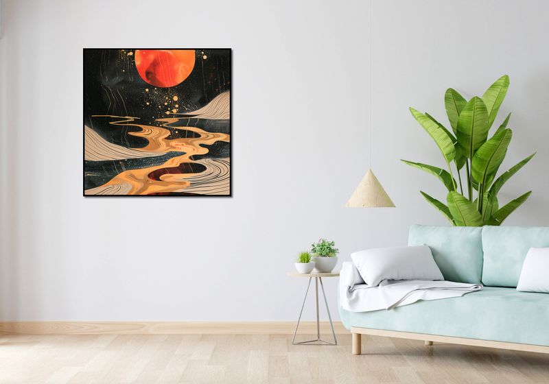 Plakat 90x90cm Planetarny Taniec zdjęcie 4