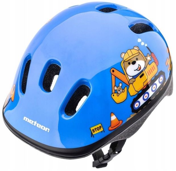 METEOR Kask Na Rower Rowerowy Ochronny Wentylowany Z Regulacją 48-52 cm zdjęcie 2