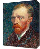 Obraz 30x40cm Self-Portrait, Van Gogh Vintage do Salonu