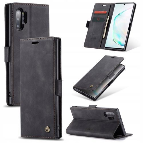 ETUI Z KLAPKĄ SPACECASE WALLET CASE SKÓRZANE DO GALAXY NOTE 10+ + FOLIA na Arena.pl