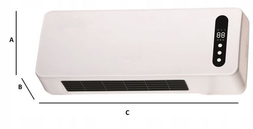 Kurtyna powietrzna N'oveen HC2000 2000 W GRZEJNIK ŚCIENNY NOVEEN na Arena.pl