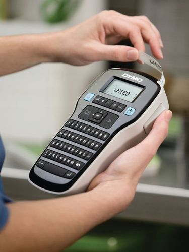 Drukarka etykiet DYMO LM160 Label Manager + taśma D1 45013 12mm biała na Arena.pl